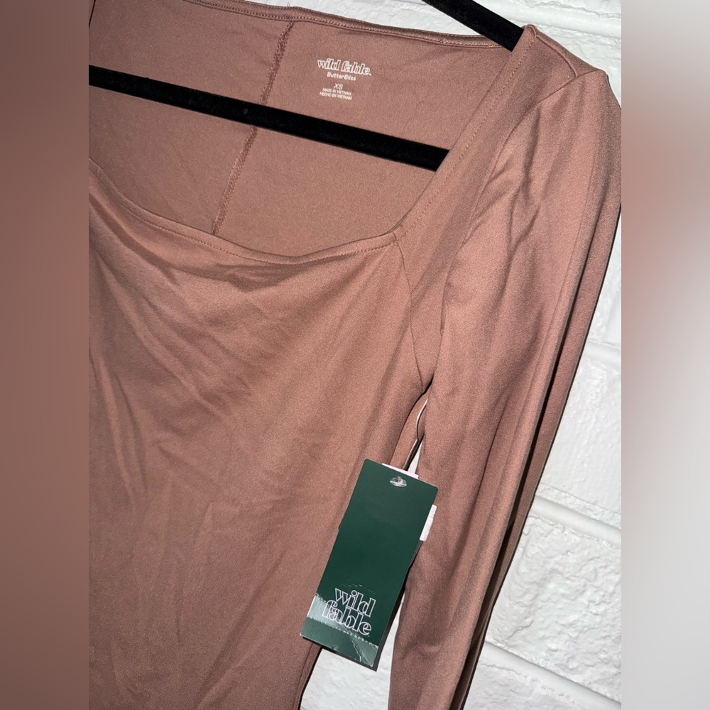 NWT WILD FABLE women’s long sleeve butterbliss maxi bodycon dress sz XS & S  ✨ - Picture 4 of 7